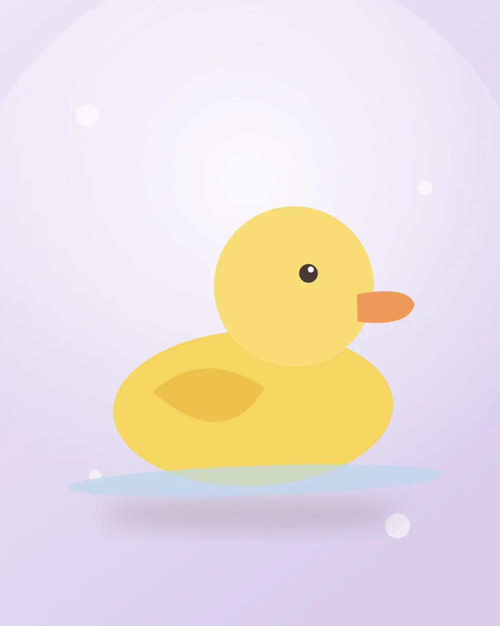 Rubber Duck Bath Set, in Butter